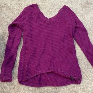 Guess sweater purple magenta size small
